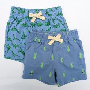 Baby Gap | 2 Cotton Pull-on Shorts | 6-12M